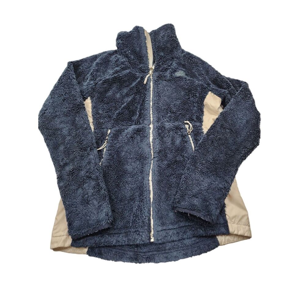 The North Face‎ Womens S/P Small Fleece High Pile Full Zip Blue Jacket
